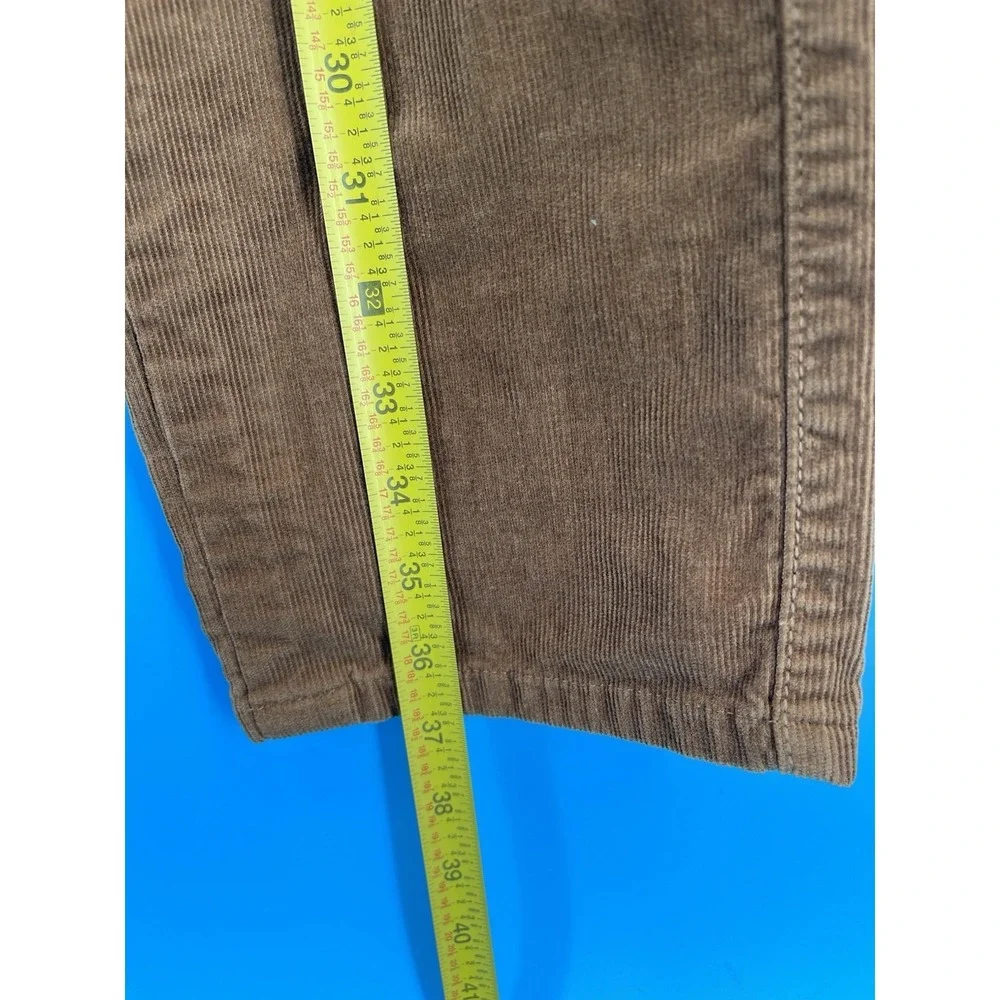 Peter Millar Mens Brown Corduroy‎ Pants Approx 34 Stretch 5 Pocket